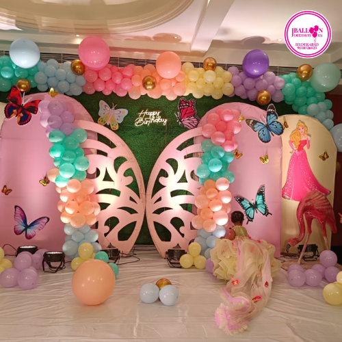 Balloon arch birthday decoration Noida